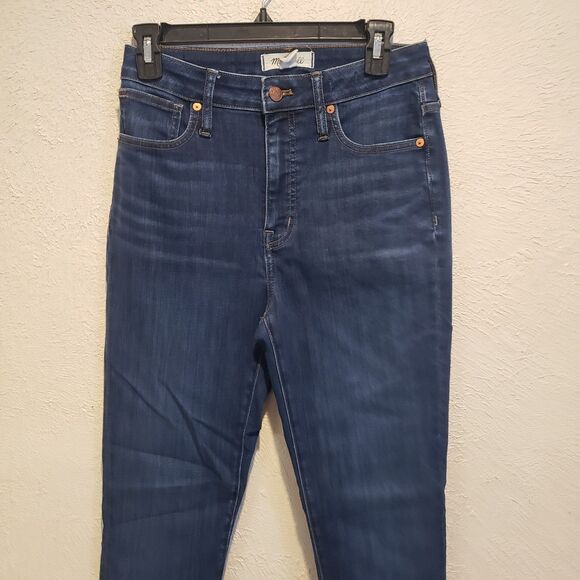 Madewell Curvy High- Rise Skinny Jeans Women’s Size 26 Denim Blue - Picture 3 of 11